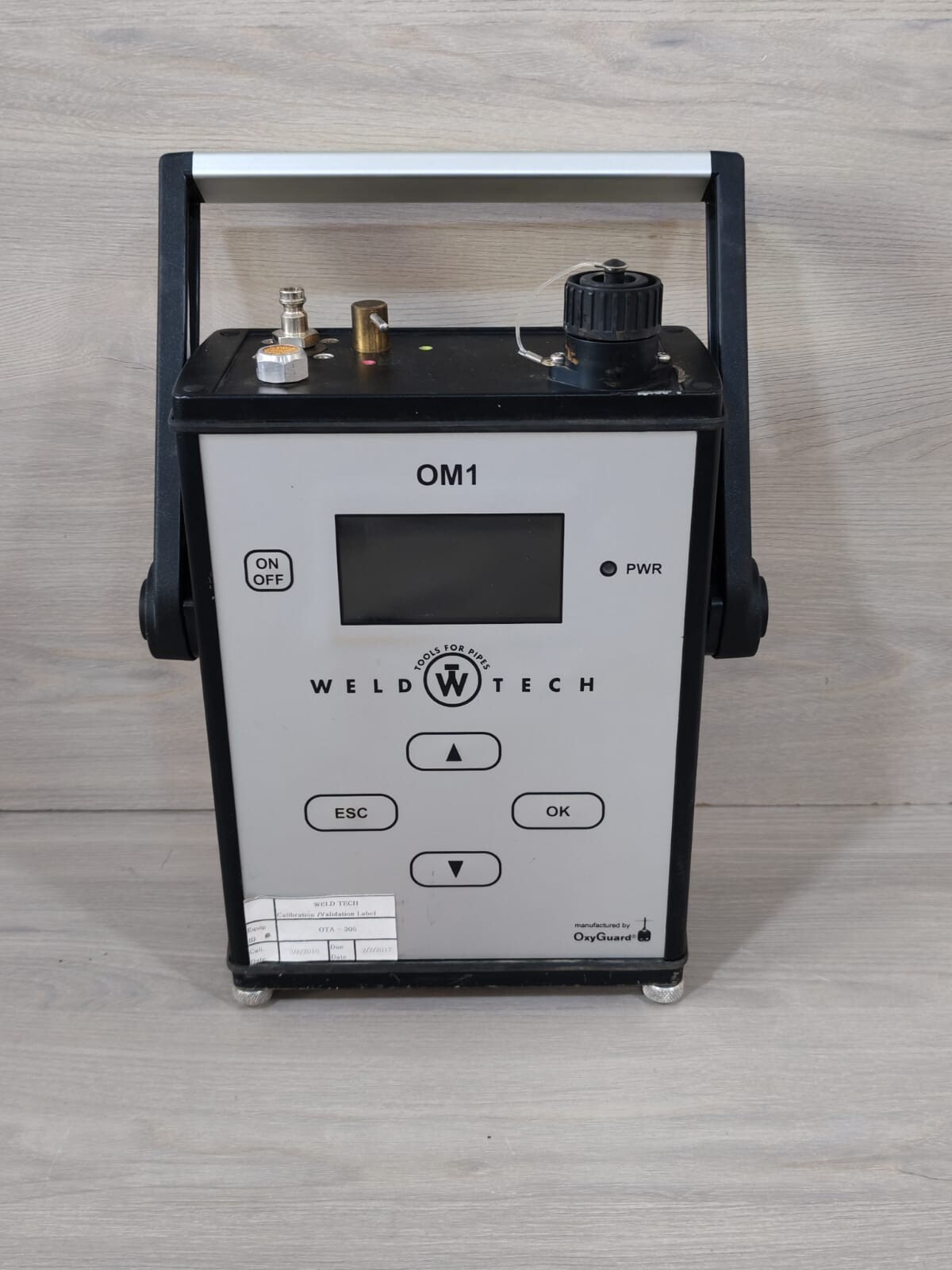 WELD TECH OXYGUARD WELD TECH OXYGUARD OM1 WELD TECH OXYGUARD OM1 OXYGEN TRACE ANALYSER 7
