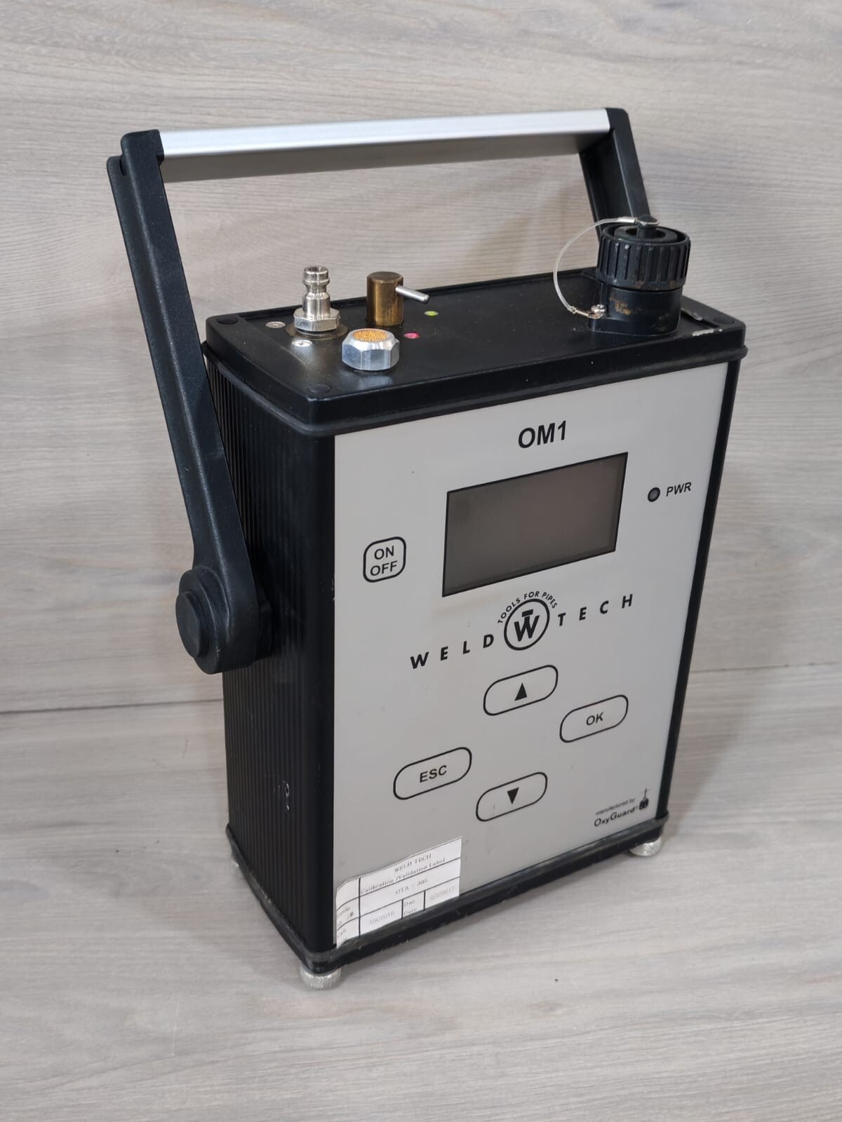 WELD TECH OXYGUARD WELD TECH OXYGUARD OM1 WELD TECH OXYGUARD OM1 OXYGEN TRACE ANALYSER 8