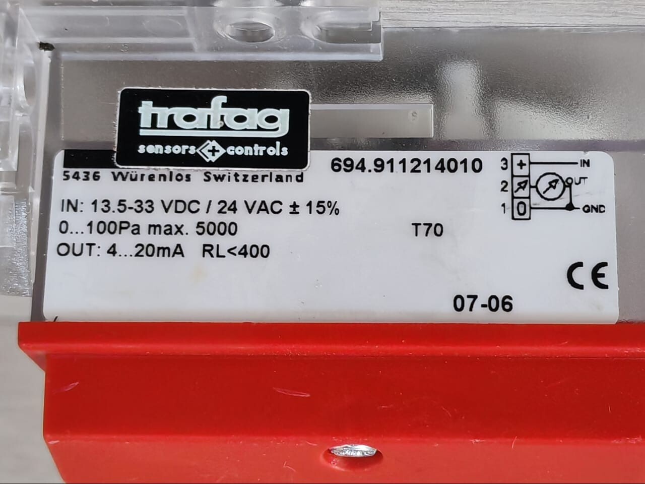 TRAFAG 694 TRAFAG 694 PRESSURE TRANSMITTER 2