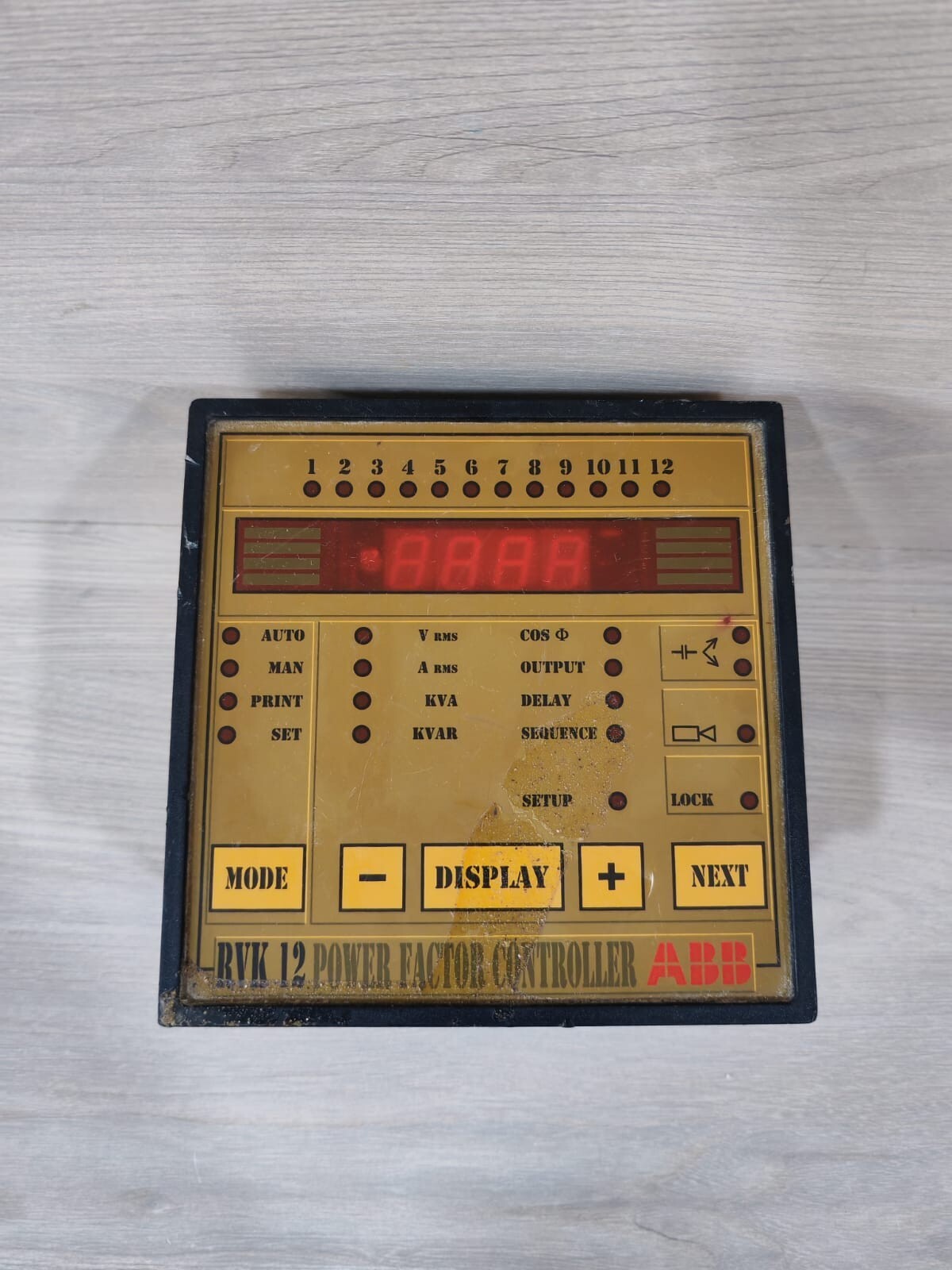 ABB RVK 12 POWER FACTOR CONTROLLER RVK12 20.050.82224