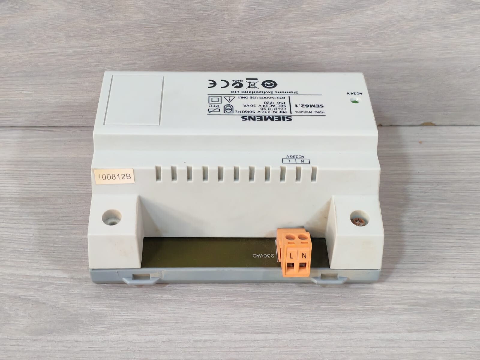 Siemens SEM62.1 SEM62.1 SIEMENS AC 230V 50/60Hz HVAC TRANSFORMER 4