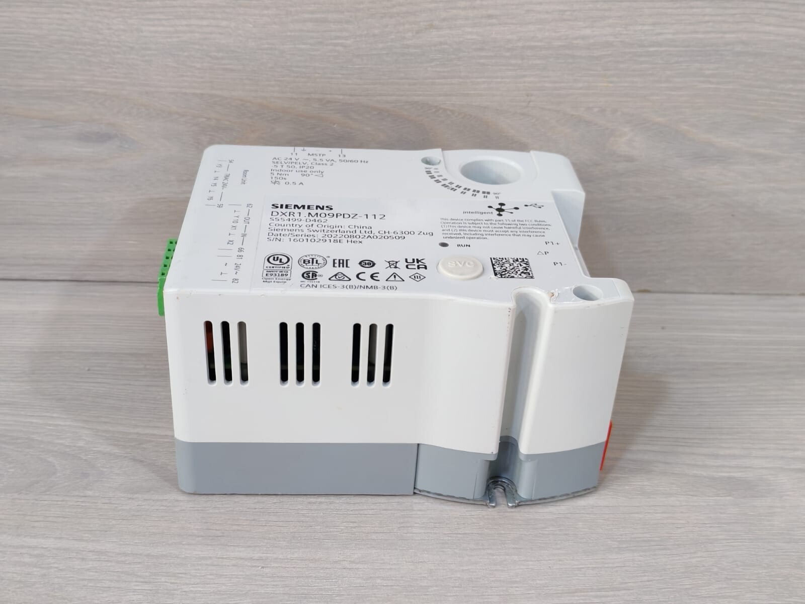 Siemens DXR1.M09PDZ-112 Siemens DXR1.M09PDZ-112 Room AS GDP Actuator 10