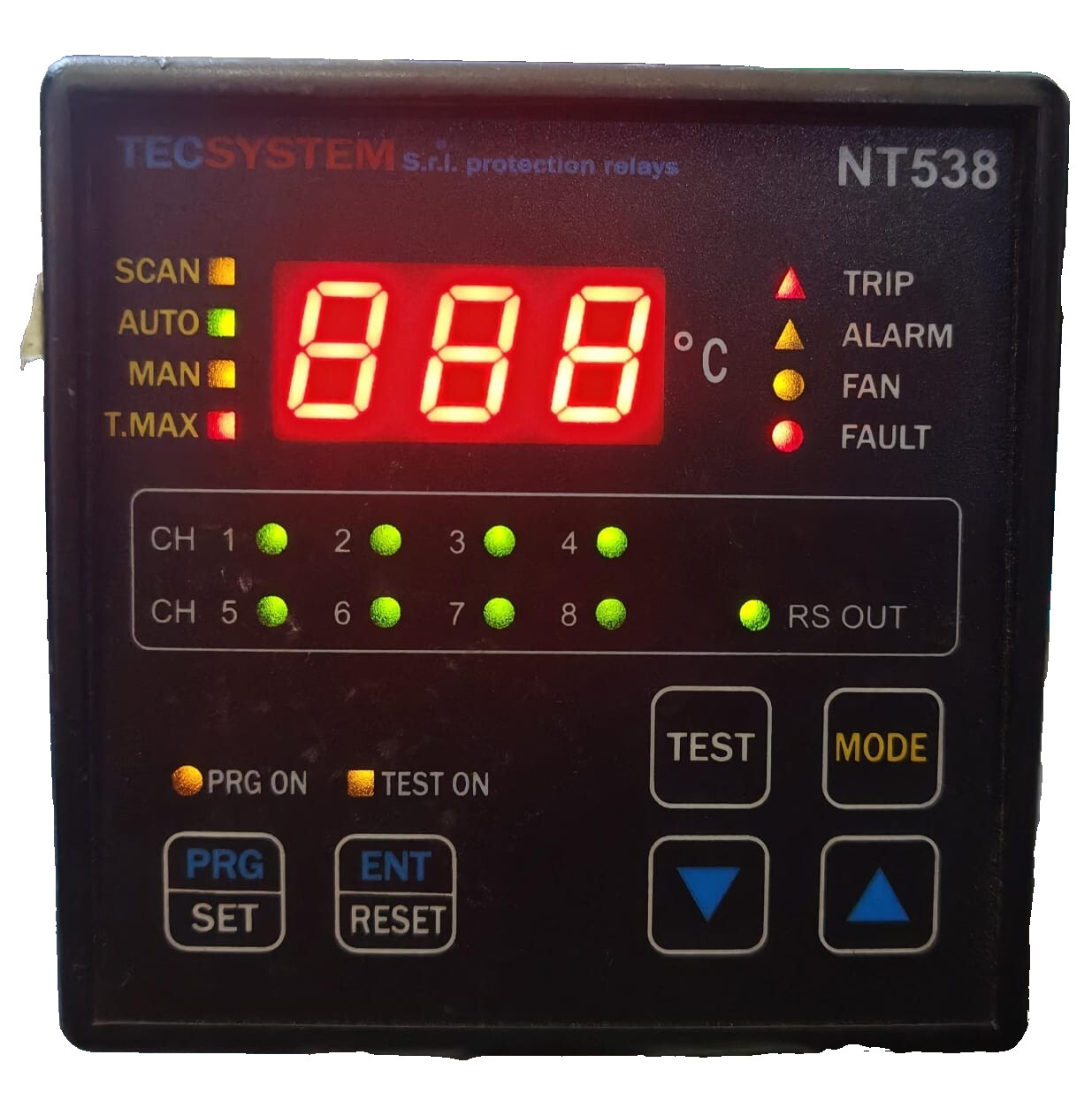 TECSYSTEM NT538 MODBUS INSIDE TEMPERATURE CONTROLLER 24-240 50/60Hz
