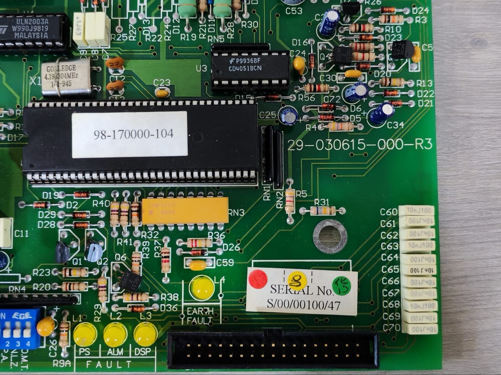 Unbranded 29-030615-000-R3 C1470 Issue 5 27-06-2000 Mother Board 29-030615-000-R3 2