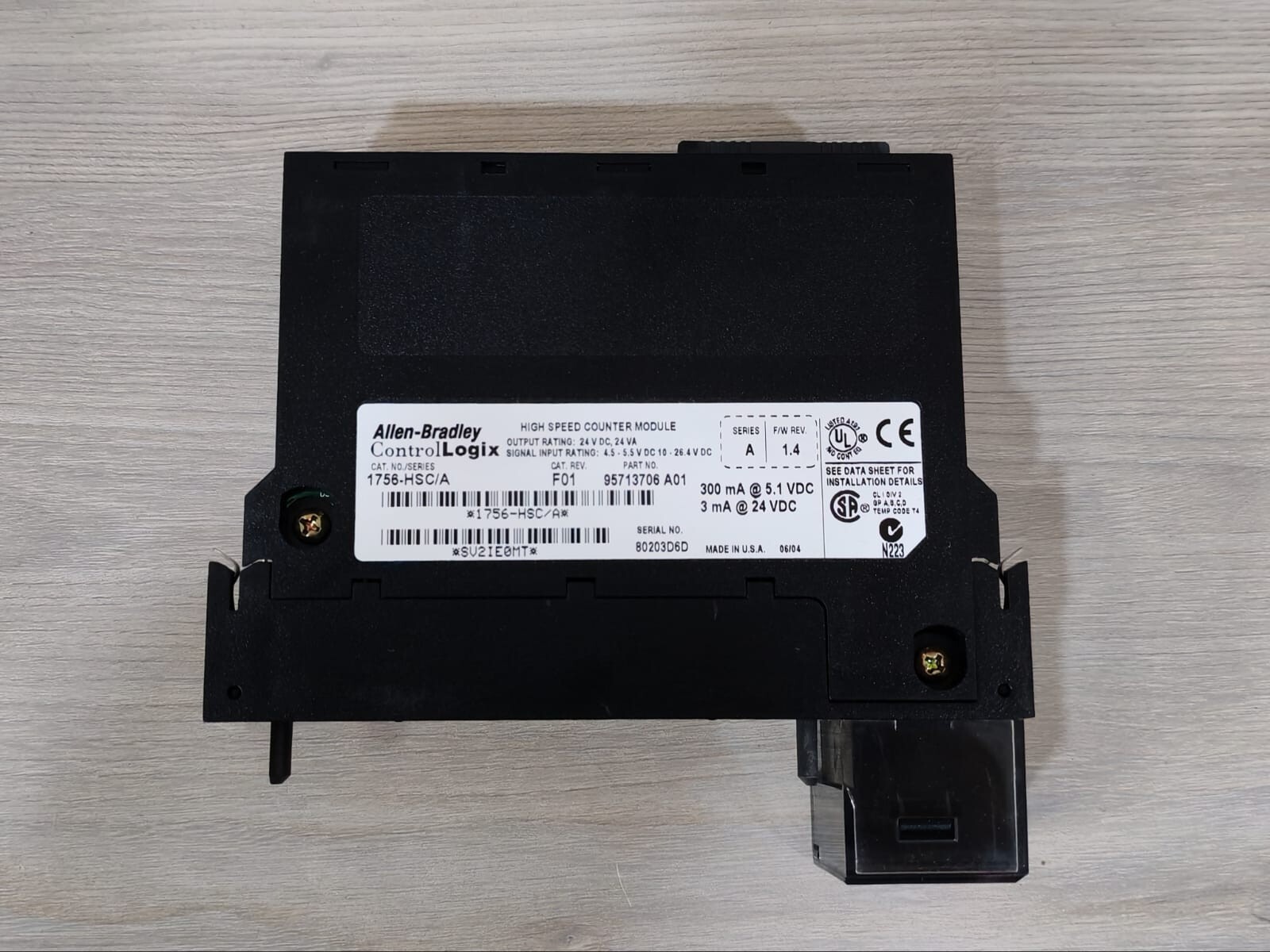 Allen-Bradley 95713706 A01 ALLEN-BRADLEY 1756-HSC/A CONTROLOGIX HIGH SPEED COUNTER MODULE 95713706 A01 4