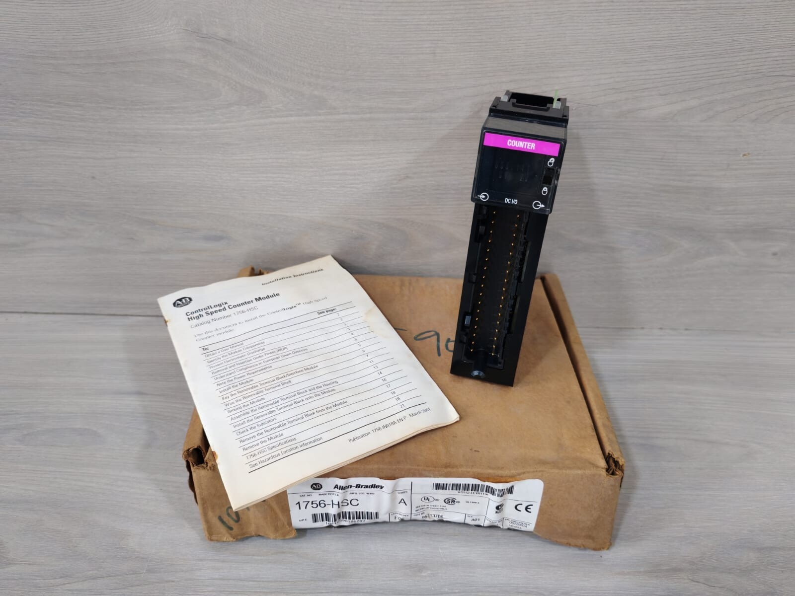 ALLEN-BRADLEY 1756-HSC/A CONTROLOGIX HIGH SPEED COUNTER MODULE 95713706 A01