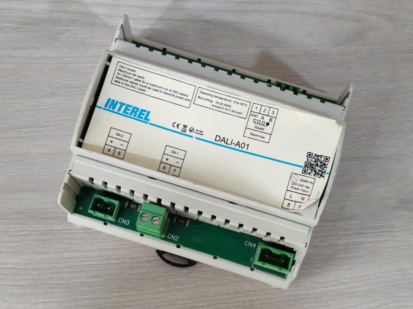 INTEREL DALI-A01 220-240VAC 50/60Hz CONTROL UNIT 3
