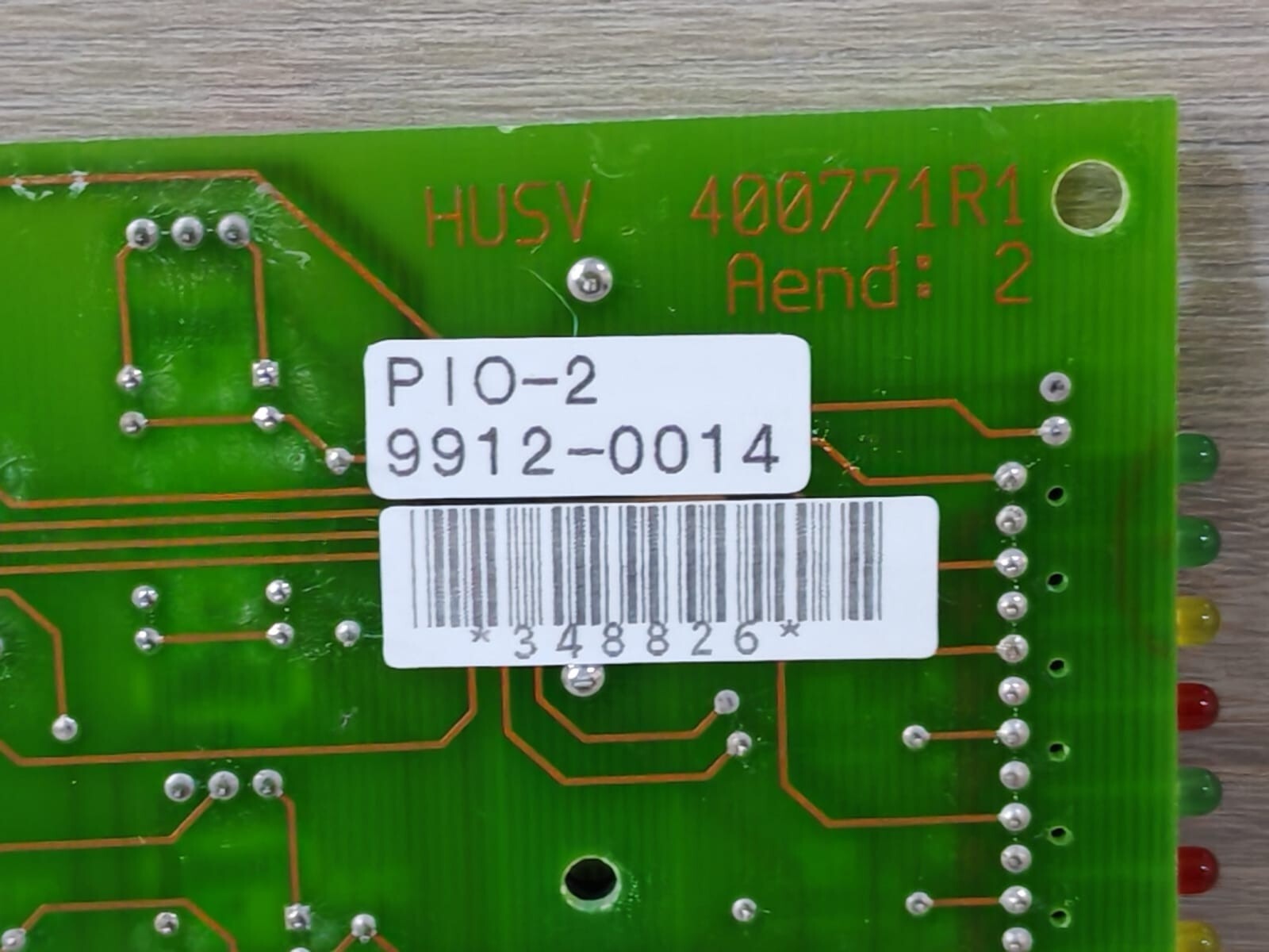 Unbranded PIO-2 9912-0014 HUSV 400771R1 AEND: 2 PCB Circuit Board PIO-2 9912-0014 7