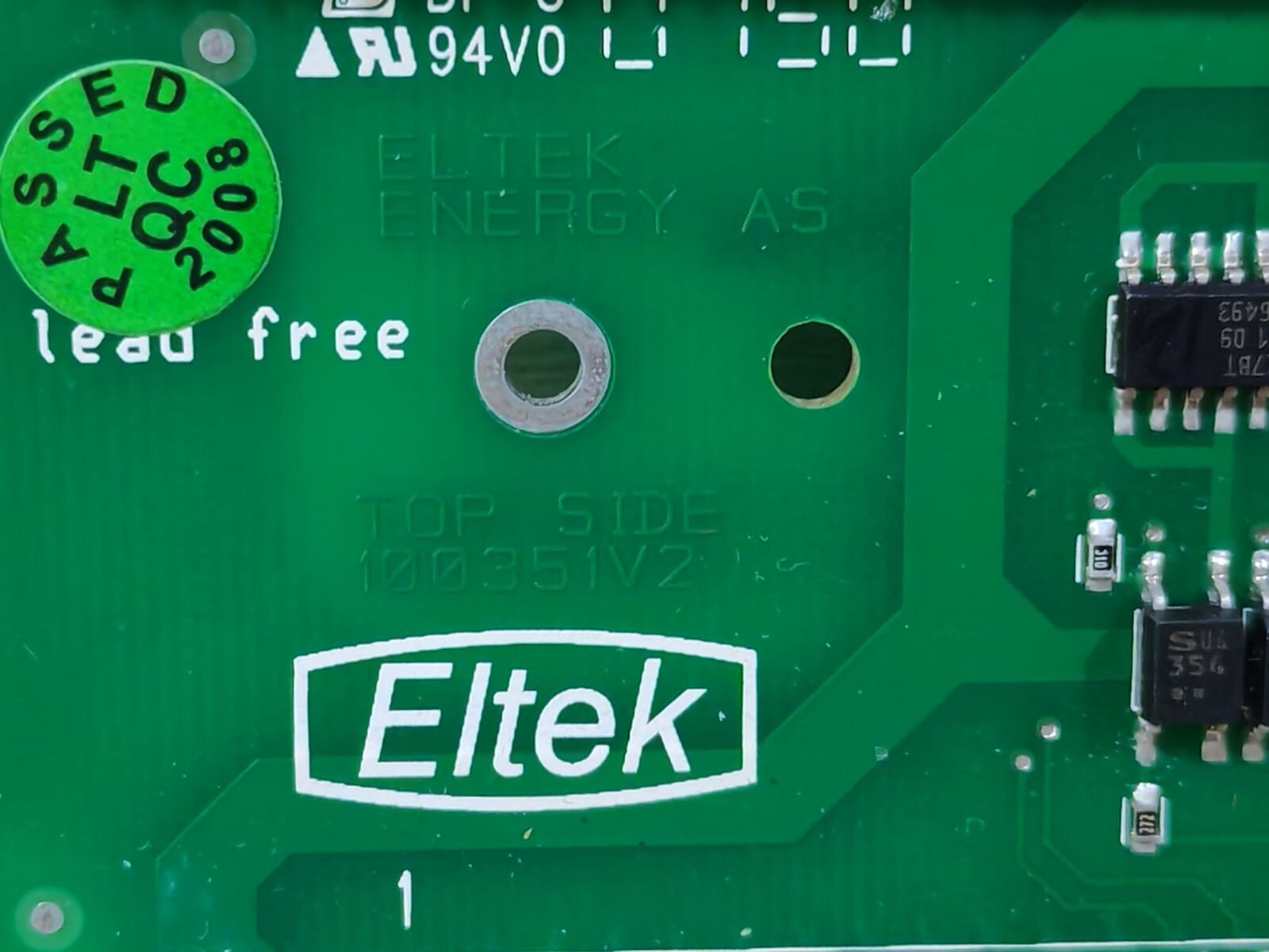 Eltek 100351V2 Eltek 100351v2 MCU Interface Card 2