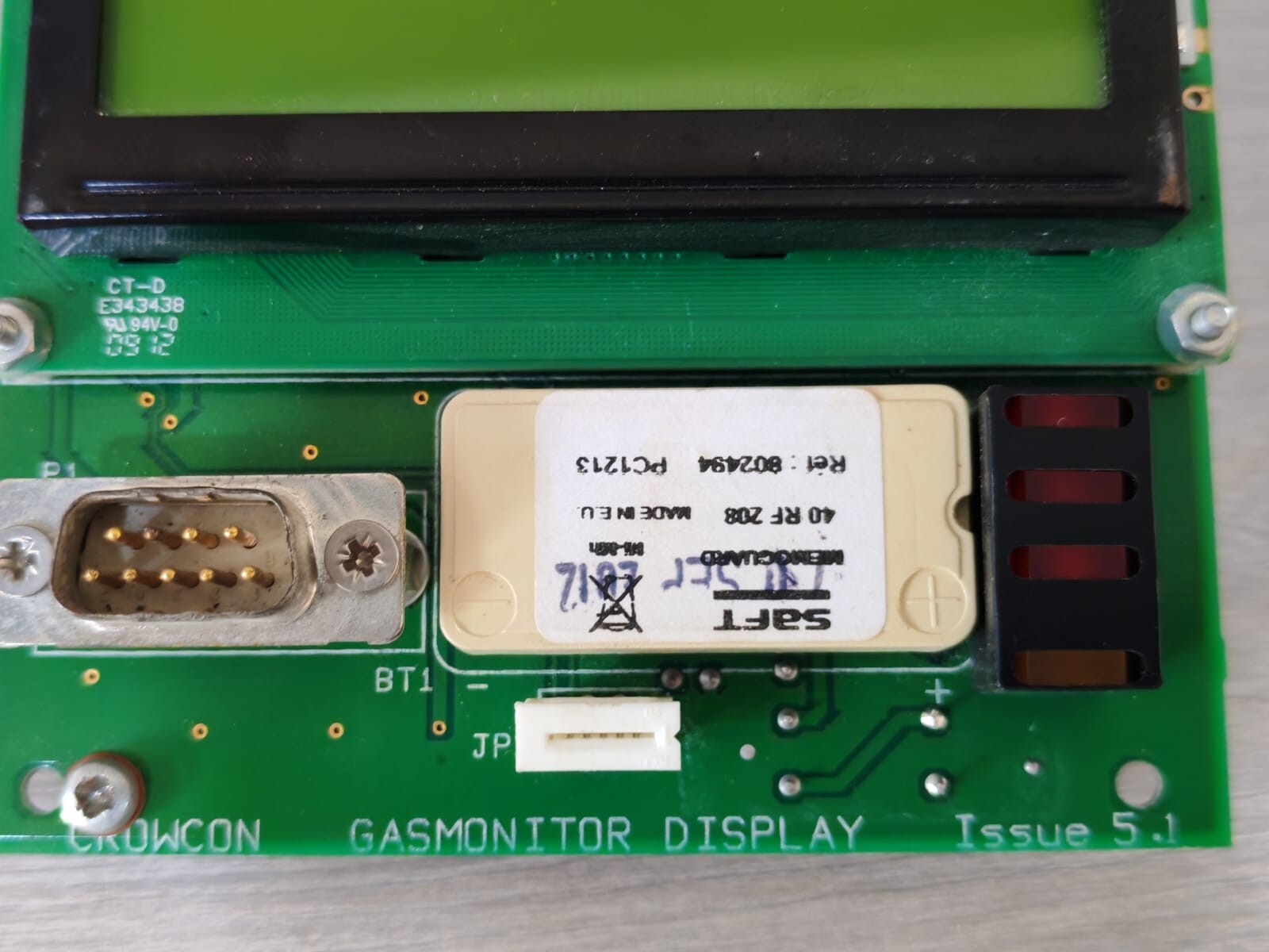 CROWCON GASMONITOR DISPLAY ISSUE 5.1 CROWCON GASMONITOR DISPLAY ISSUE 5.1 2