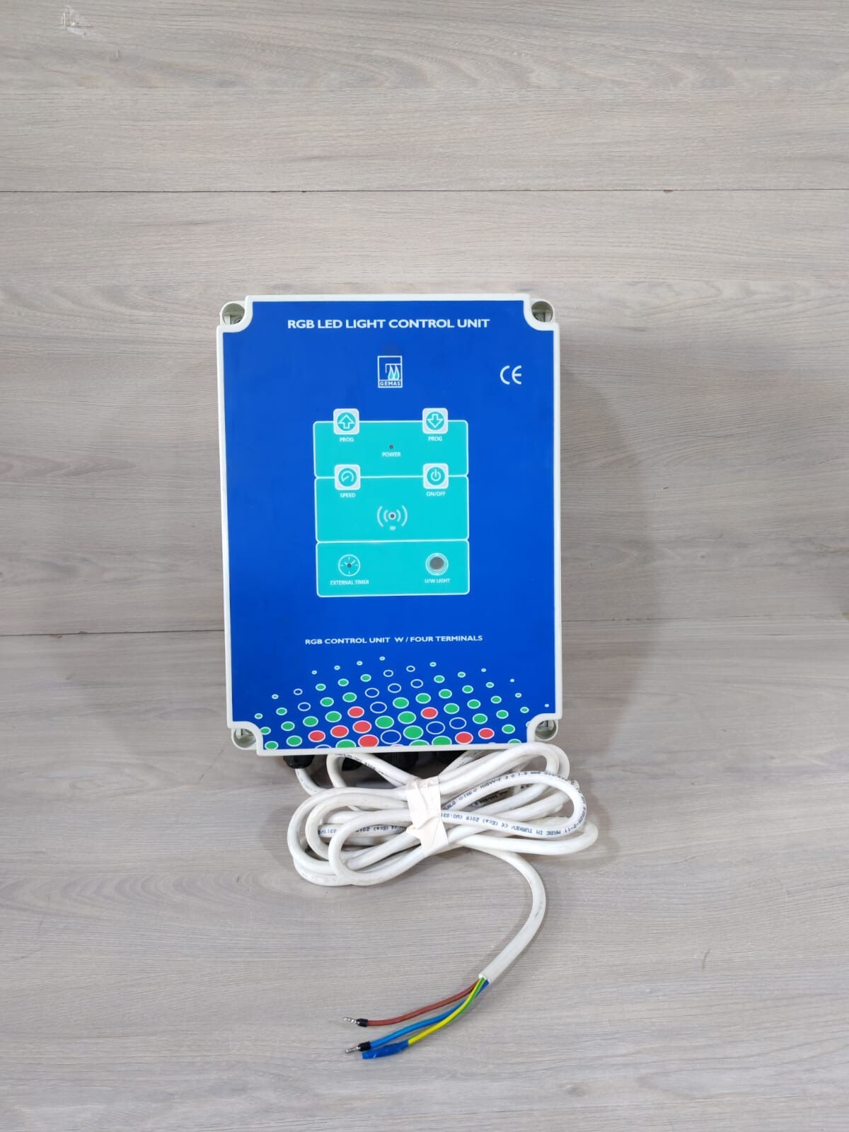 GEMAS RGB LED Light Control Unit with FOUR Terminals