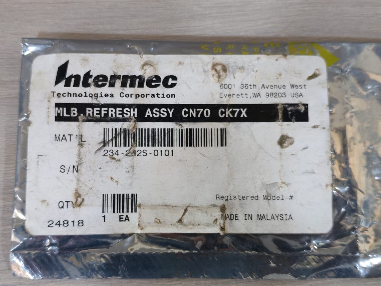 Intermec MLB Refresh Assy CN70 CK7X Intermec MLB Refresh Assy CN70 CK7X PCB Circuit Board 234-282S-0101 5