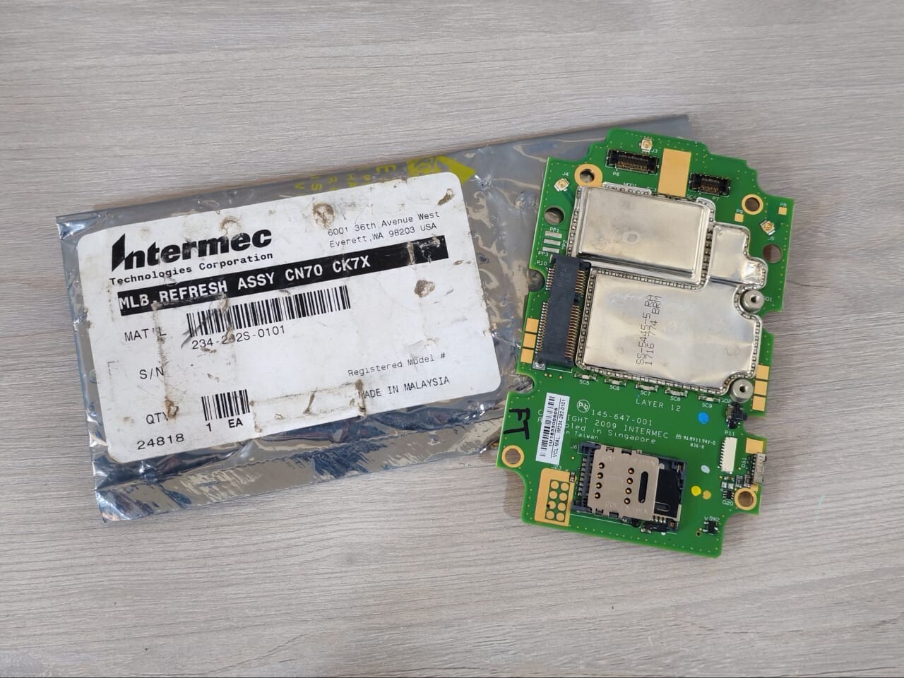 Intermec MLB Refresh Assy CN70 CK7X PCB Circuit Board 234-282S-0101