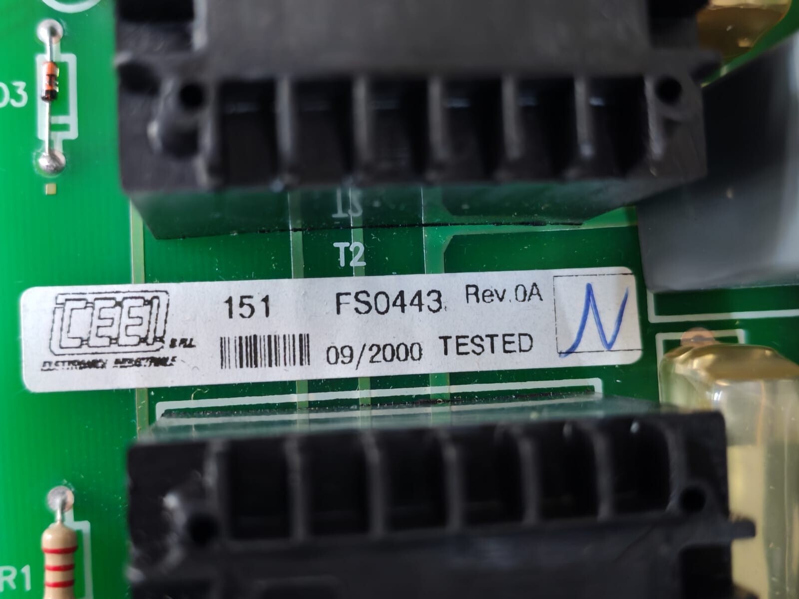 BORRI CS053B114A BORRI CS053B114A STAT SYNC SUPPLY PCB BOARD 3