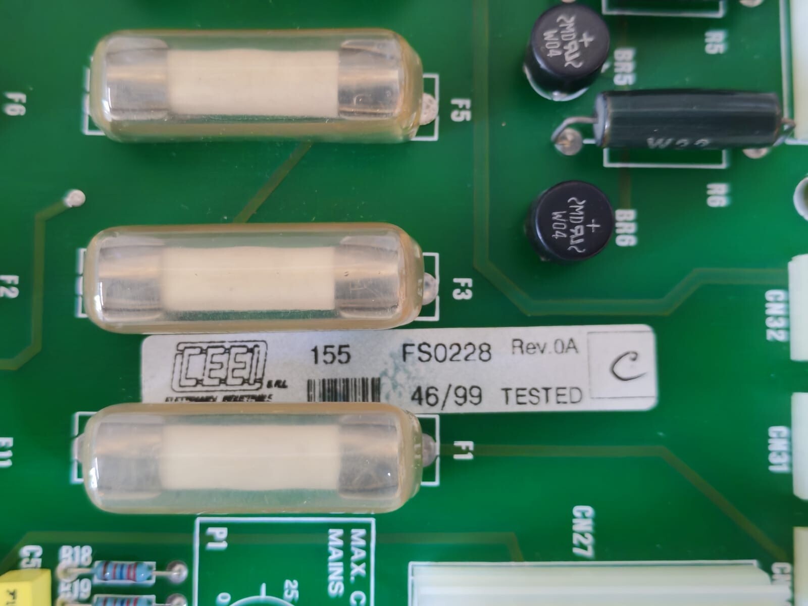 BORRI FS0228 BORRI FS0228 REV.0A /LC 053A115D IF & CONTROL LOOP PCB BOARD 2