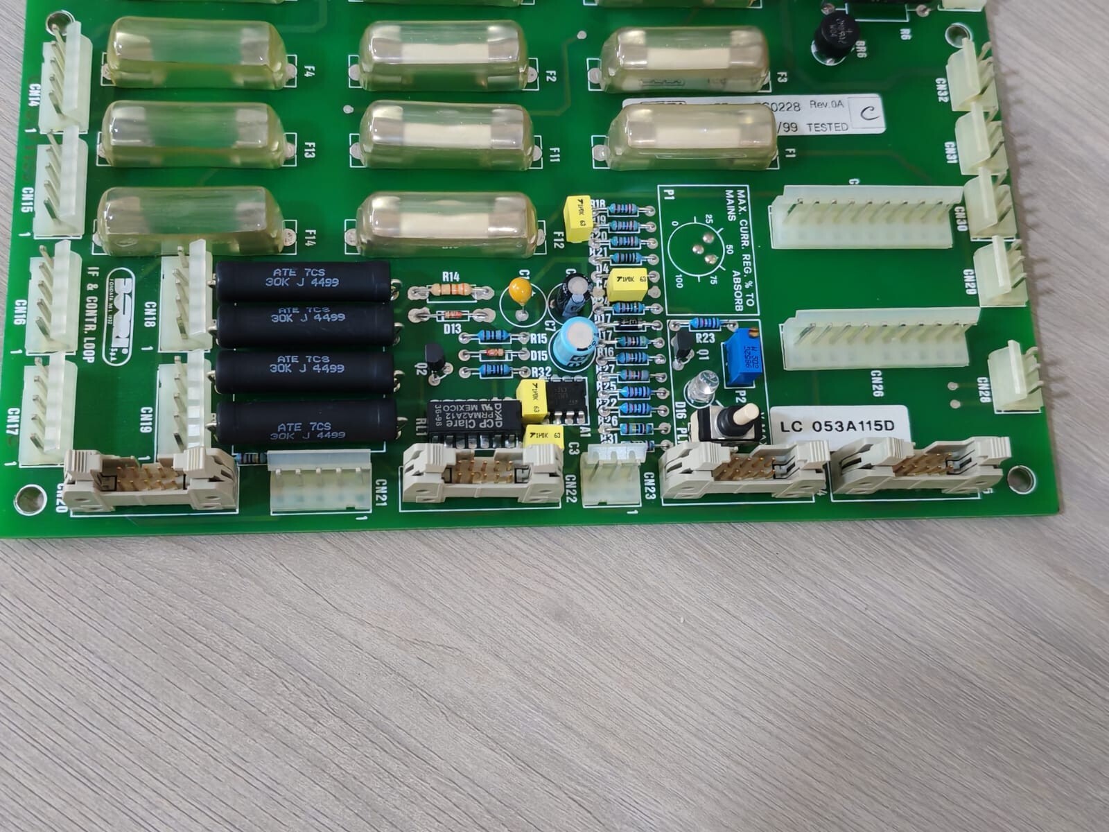 BORRI FS0228 BORRI FS0228 REV.0A /LC 053A115D IF & CONTROL LOOP PCB BOARD 5