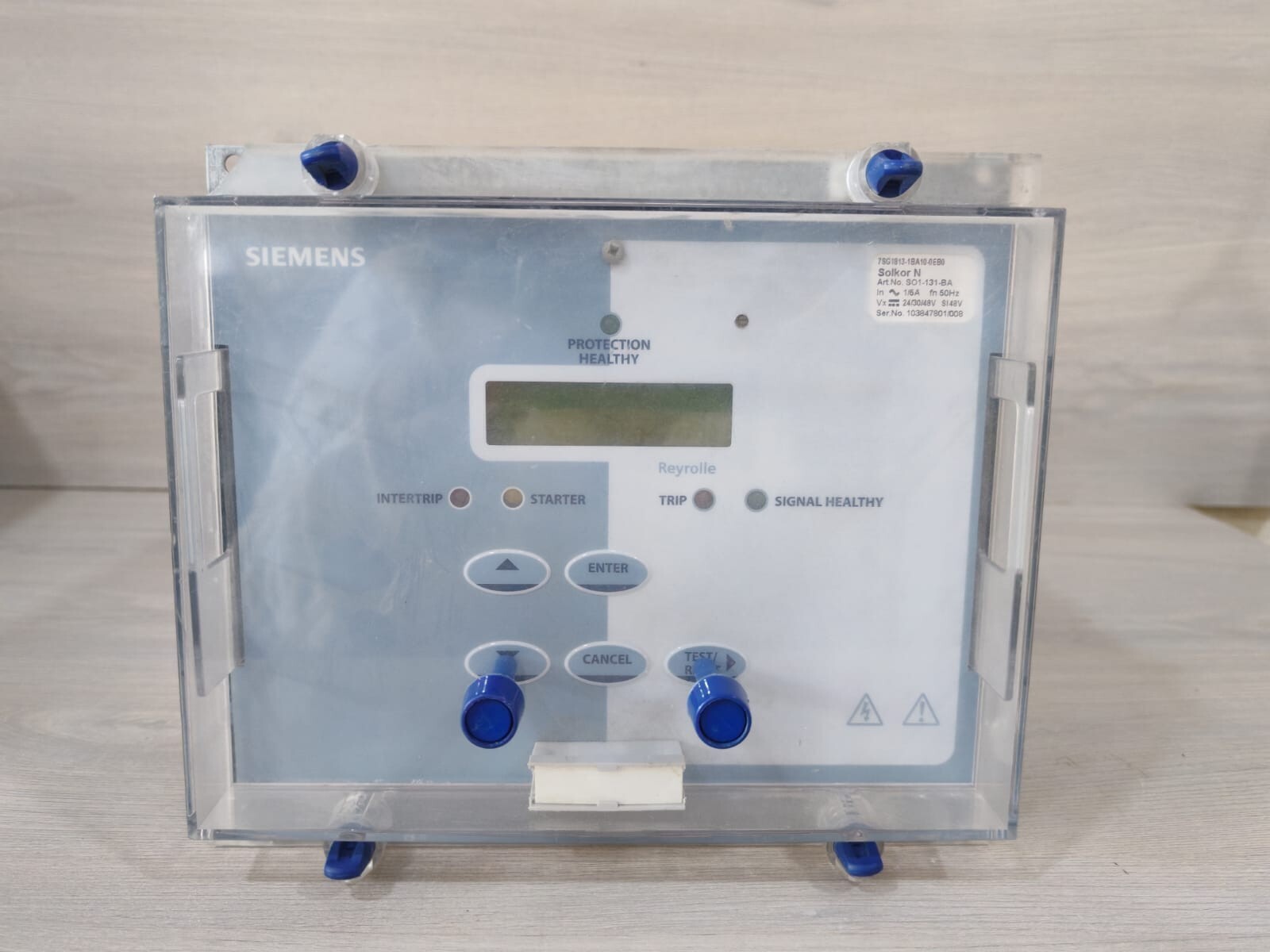 Siemens 7SG1813-1BA10-0EB0 SIEMENS 7SG1813-1BA10-0EB0 DIFFERENTIAL RELAY 6