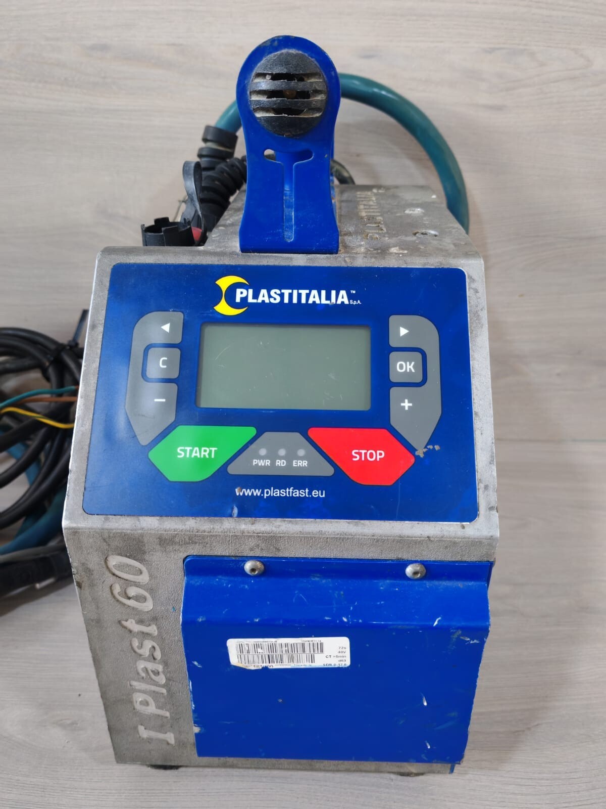 PLASTITALIA PLAST-60 PLASTITALIA I PLAST 60 ELECTROFUSION MACHINE 3