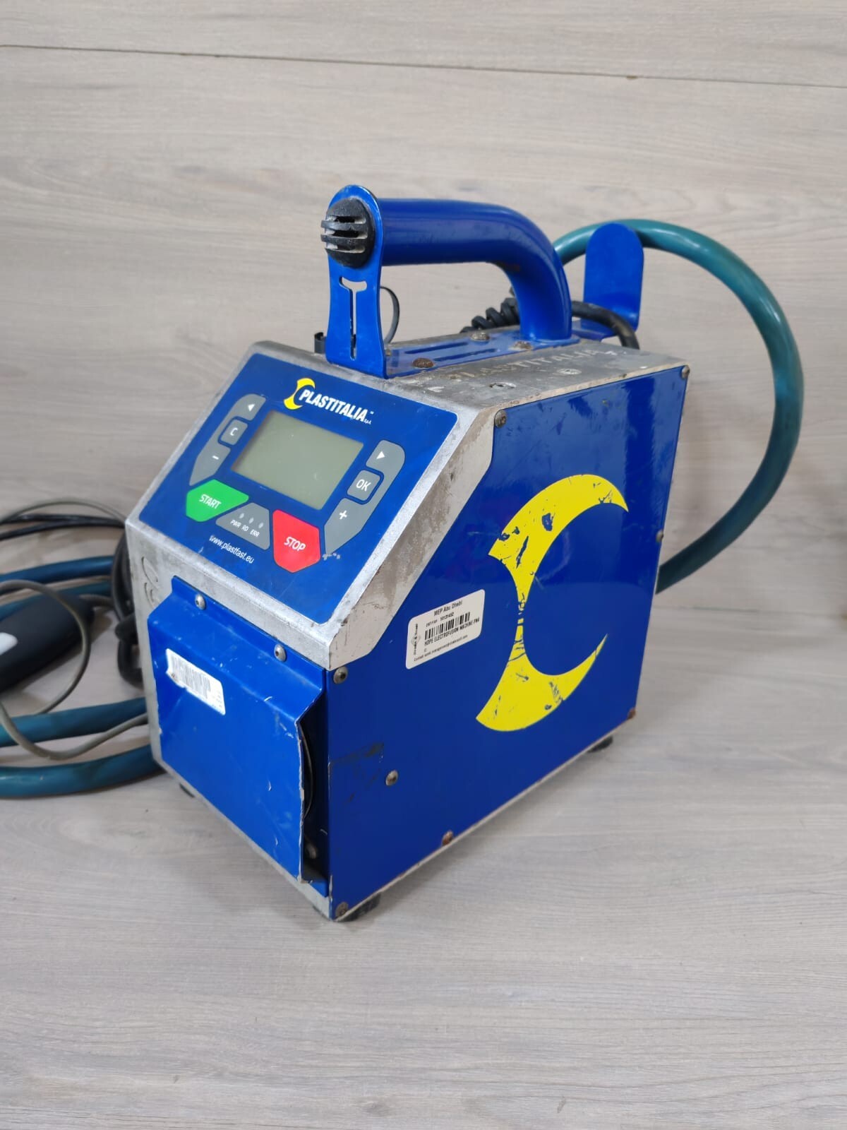 PLASTITALIA PLAST-60 PLASTITALIA I PLAST 60 ELECTROFUSION MACHINE 10