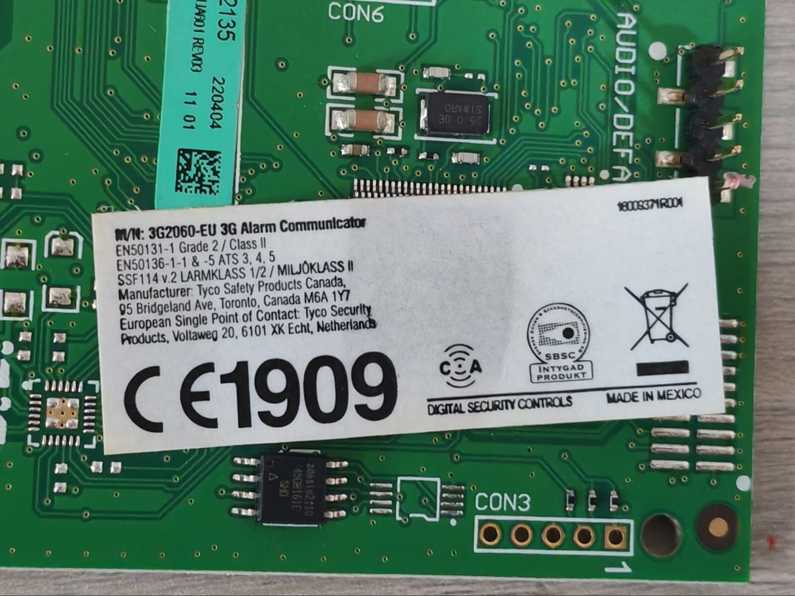 DSC 3G2060-EU DSC 3G2060-EU Internet & HSPA Dual Path Alarm Communicator 3