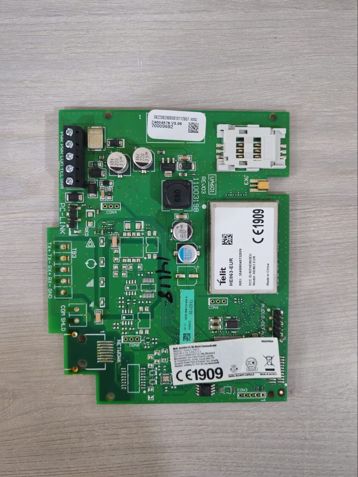 DSC 3G2060-EU DSC 3G2060-EU Internet & HSPA Dual Path Alarm Communicator 4
