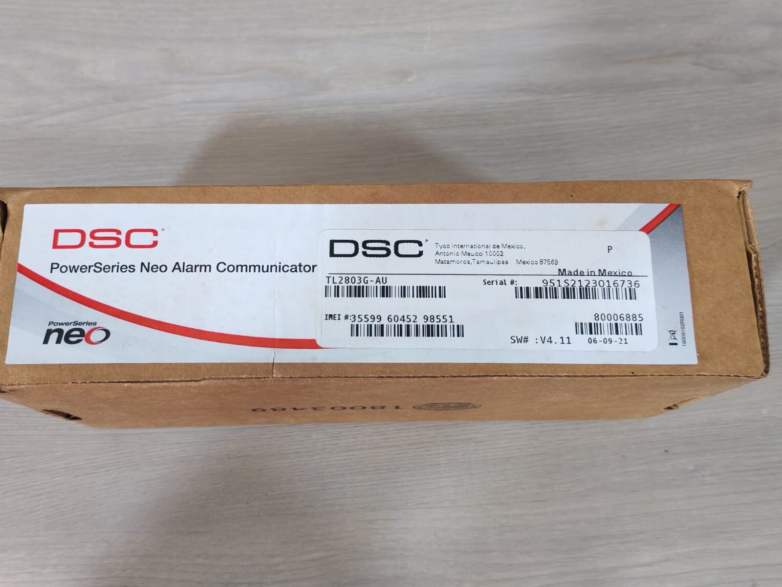DSC TL2803G-AU DSC NEO TL2803G-AU Internet & HSPA Dual Path Alarm Communicator 2