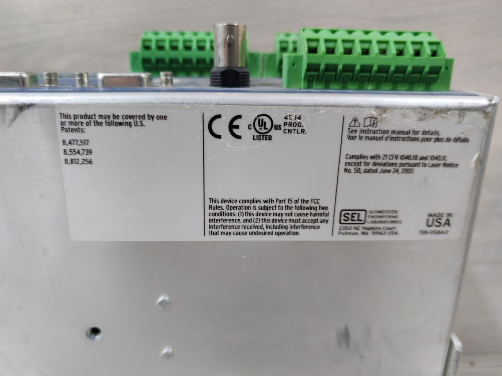 SEL 24402H12A1A11840 SEL-2440 DPAC DISCRETE PROGRAMMABLE AUTOMATION CONTROLLER 5