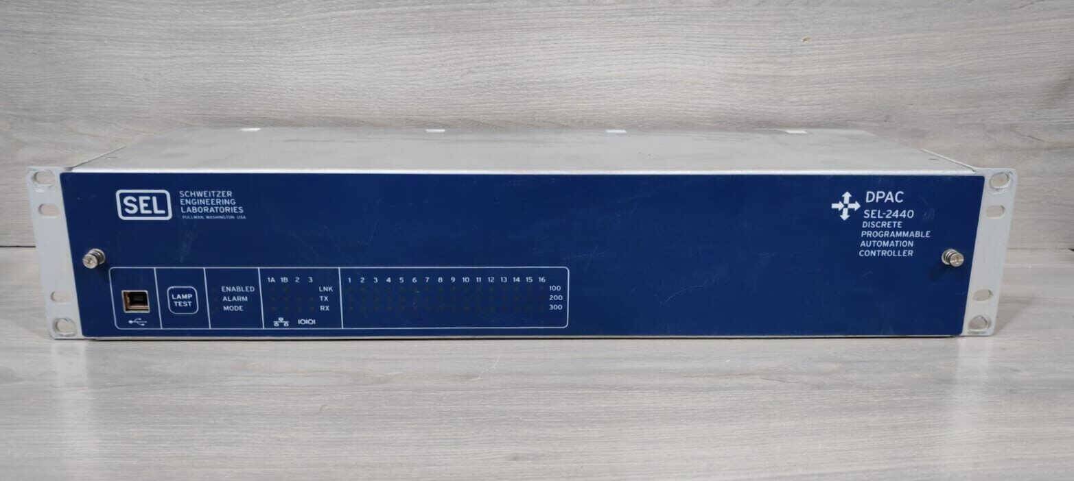 SEL-2440 DPAC DISCRETE PROGRAMMABLE AUTOMATION CONTROLLER