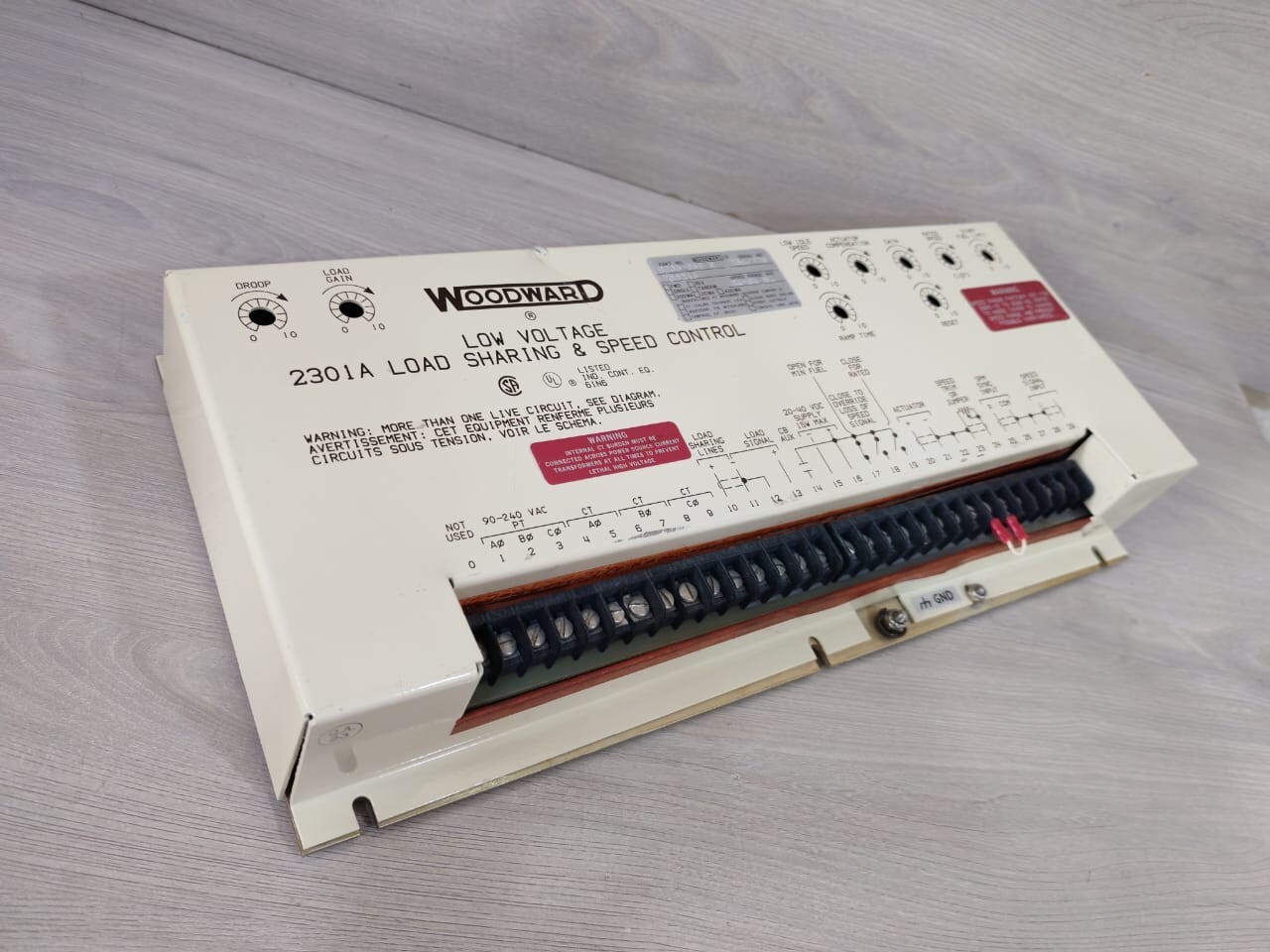 Woodward 9905-068 2301A Woodward 9905-068 Rev. N Low Voltage Load Sharing and Speed Control 4