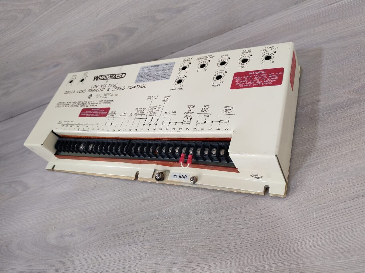 Woodward 9905-068 2301A Woodward 9905-068 Rev. N Low Voltage Load Sharing and Speed Control 5