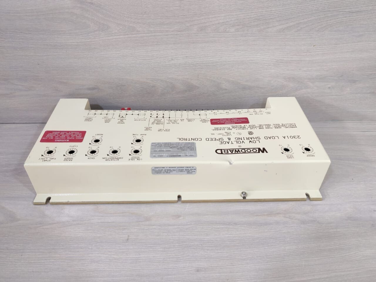 Woodward 9905-068 2301A Woodward 9905-068 Rev. N Low Voltage Load Sharing and Speed Control 6