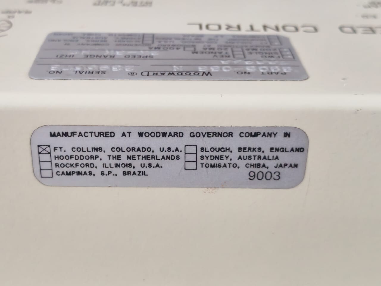 Woodward 9905-068 2301A Woodward 9905-068 Rev. N Low Voltage Load Sharing and Speed Control 7