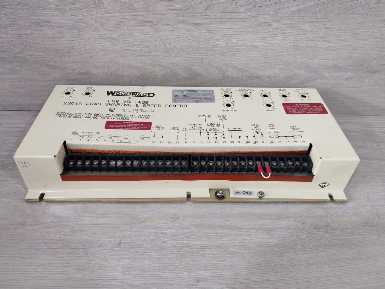 Woodward 9905-068 2301A Woodward 9905-068 Rev. N Low Voltage Load Sharing and Speed Control 10
