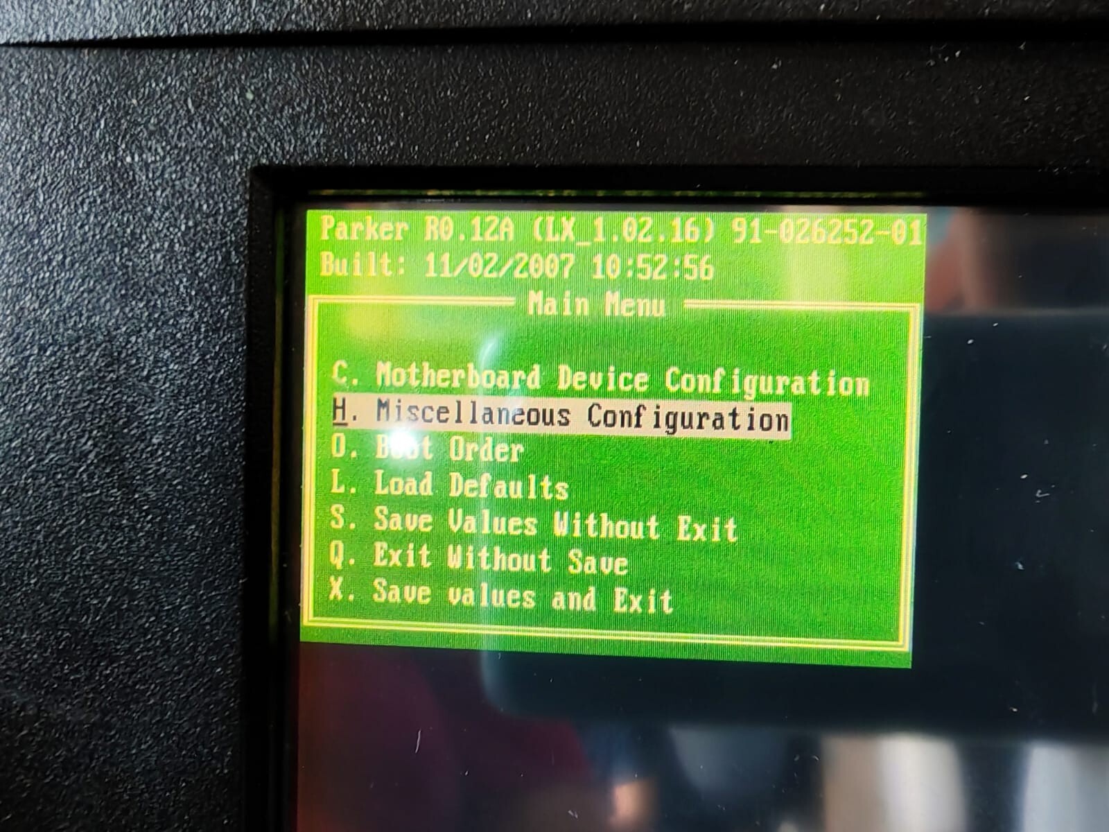 Parker XPR06VT-2P1 PARKER CTC XPR06VT-2P1 TOUCH SCREEN PANEL 12/24VDC 5