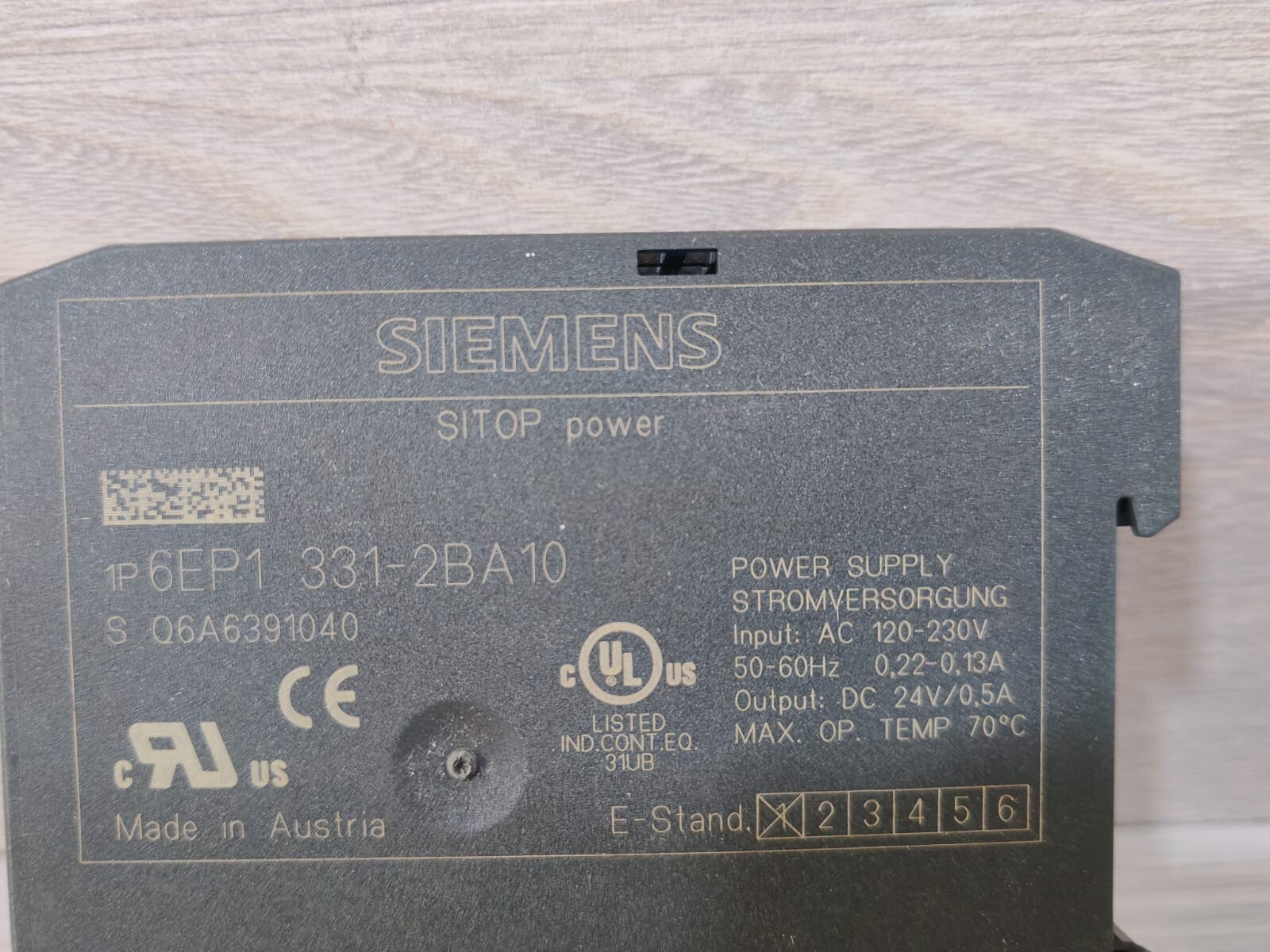 Siemens 6EP1331-2BA10 SIEMENS 6EP1331-2BA10 SITOP POWER SUPPLY 4