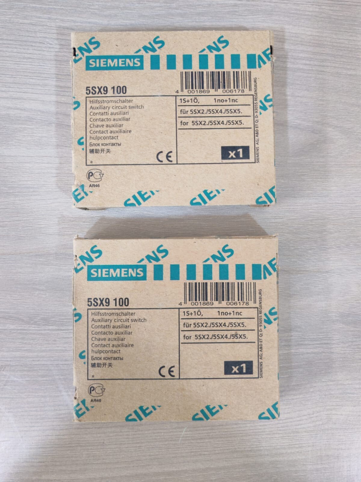 Siemens AUXILLARY SIEMENS 5SX9 100 AUXILLARY CIRCUIT SWITCH 9