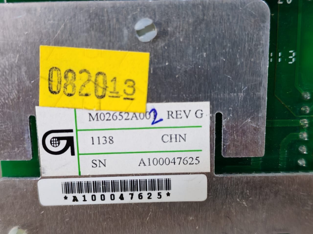 GILBARCO M02652A002 REV.G GILBARCO M02652A002 REV.G PPU BOARD M00065A001 REV.J 2