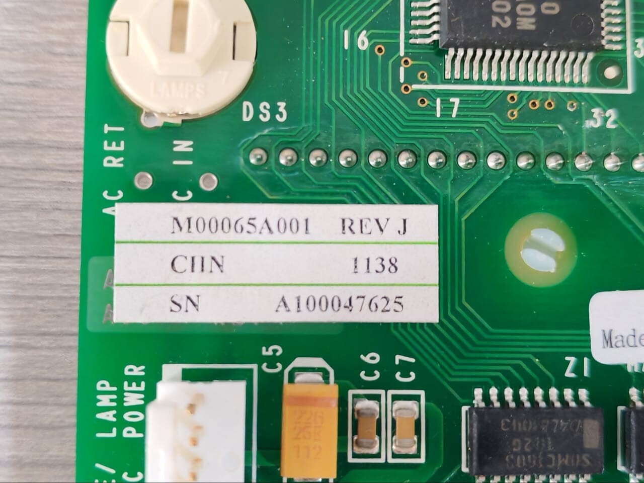 GILBARCO M02652A002 REV.G GILBARCO M02652A002 REV.G PPU BOARD M00065A001 REV.J 7