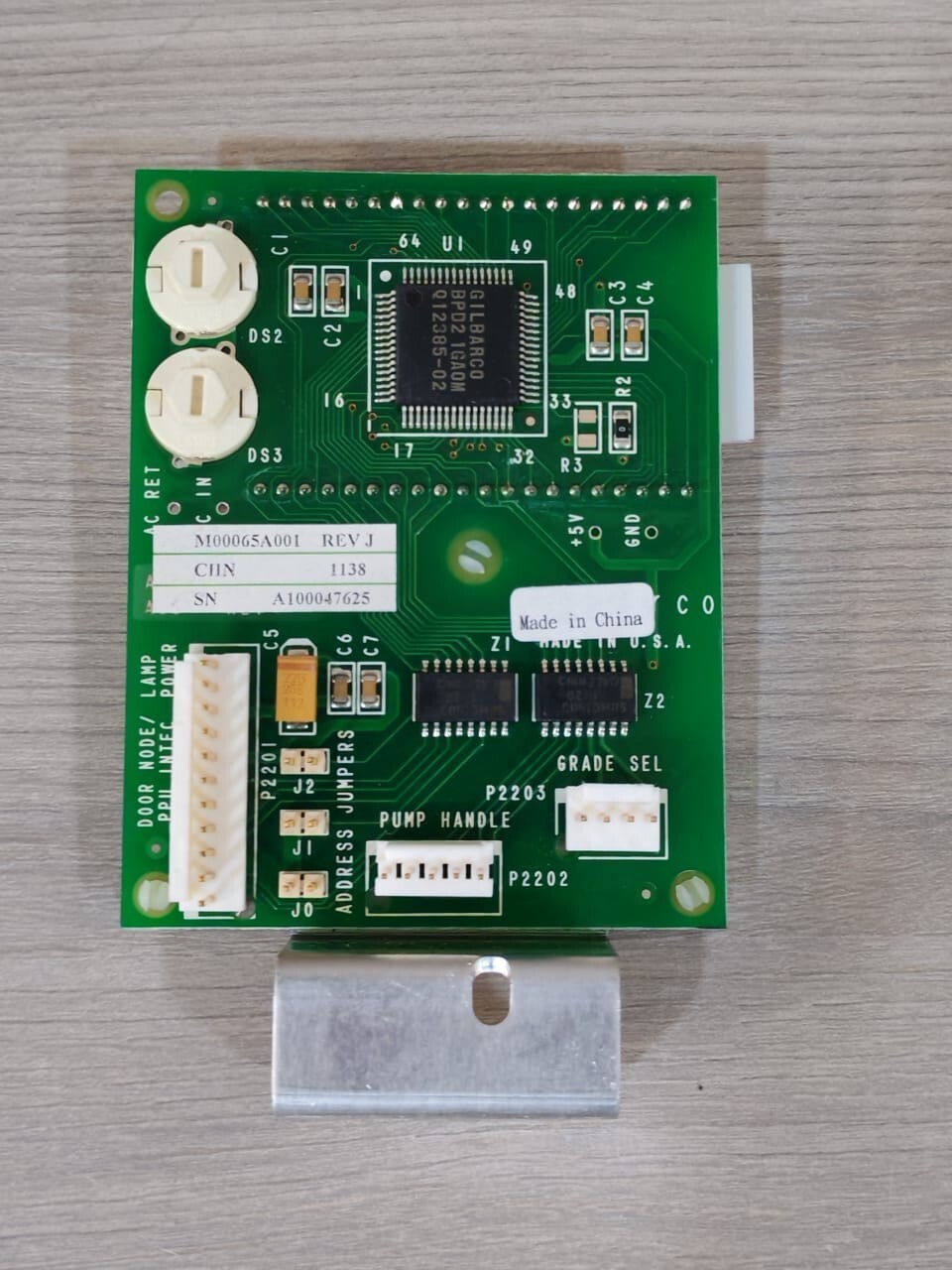GILBARCO M02652A002 REV.G GILBARCO M02652A002 REV.G PPU BOARD M00065A001 REV.J 8