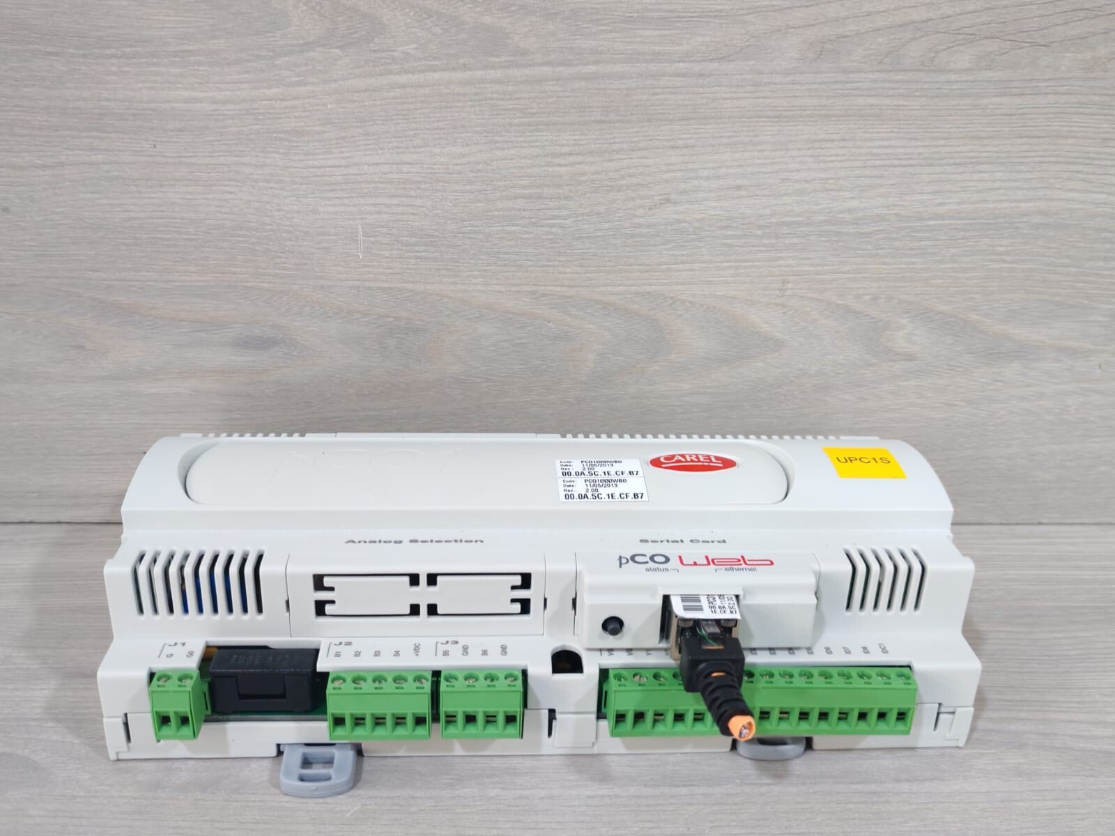 Carel PCO1000CS0 CAREL PCO1000CS0 REV 1.013 WITH PCO WEB PCO1000WB0 CARD 8