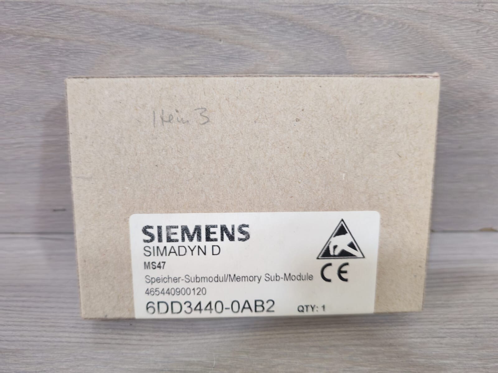 SIEMENS 6DD3440-0AB2 MEMORY SUB-MODULE- SEALED