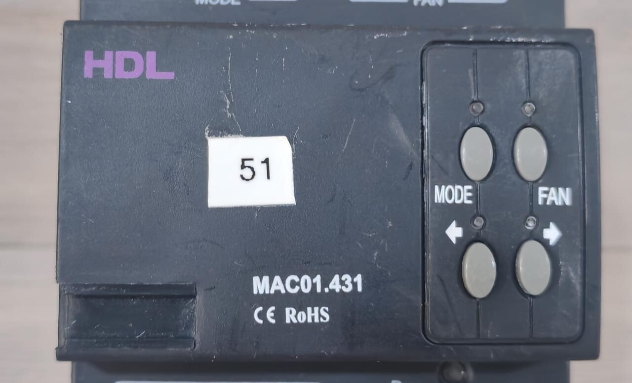 HDL MAC01.431 HDL MAC01.431 F/W VER.HDL-V03.11U HDL AIR CONDITION CONTROL MODULE 5