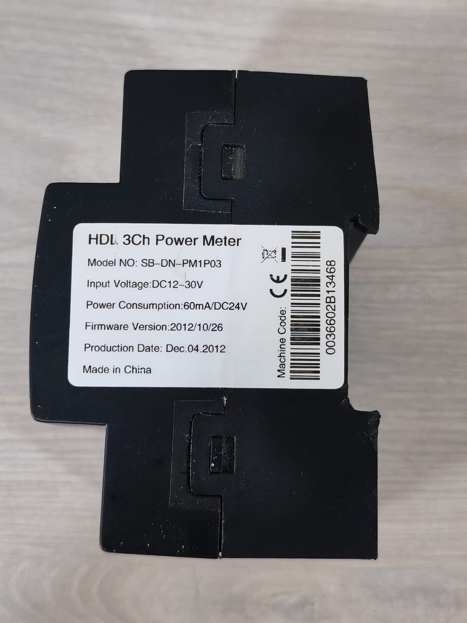HDL MPM1P03.231 HDL MPM1P03.231 /SB-DN-PM1P03 F/W VER.2012/10/26 HDL 3CH POWER METER 5
