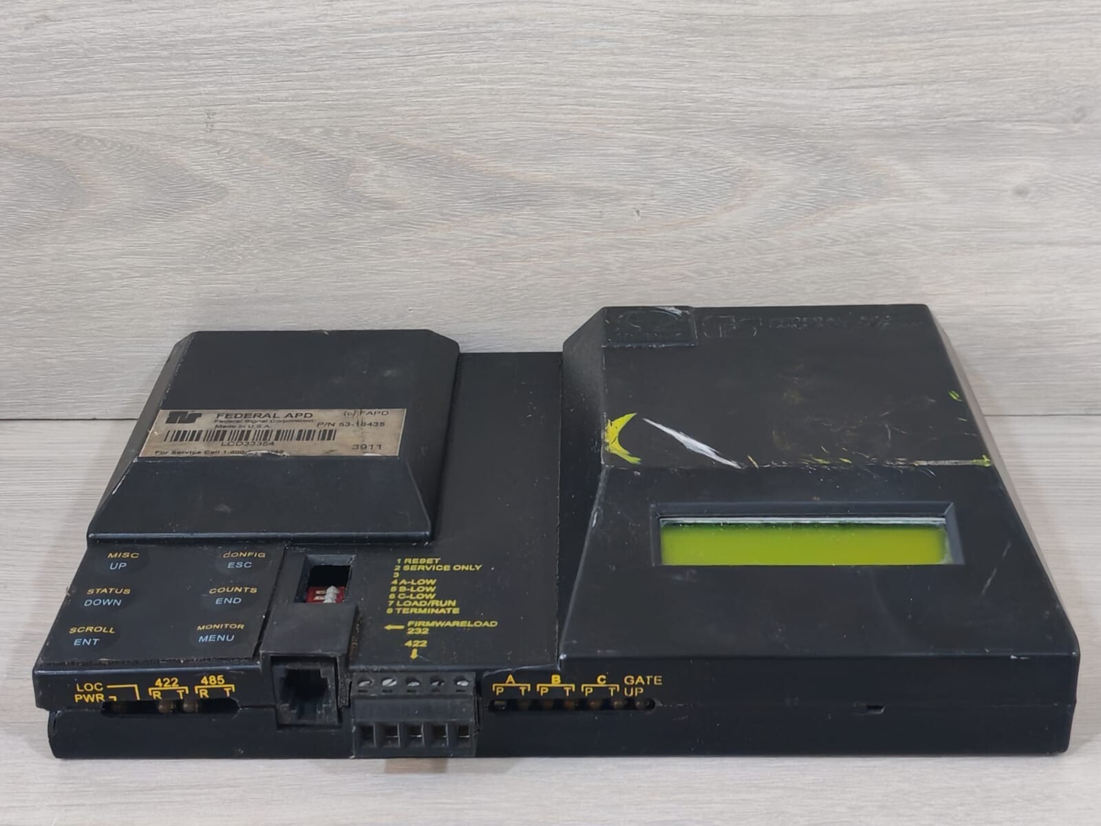 FEDERAL APD 53-18435 FEDERAL APD OMEGA LCD CONTROLLER P/N:53-18435 4