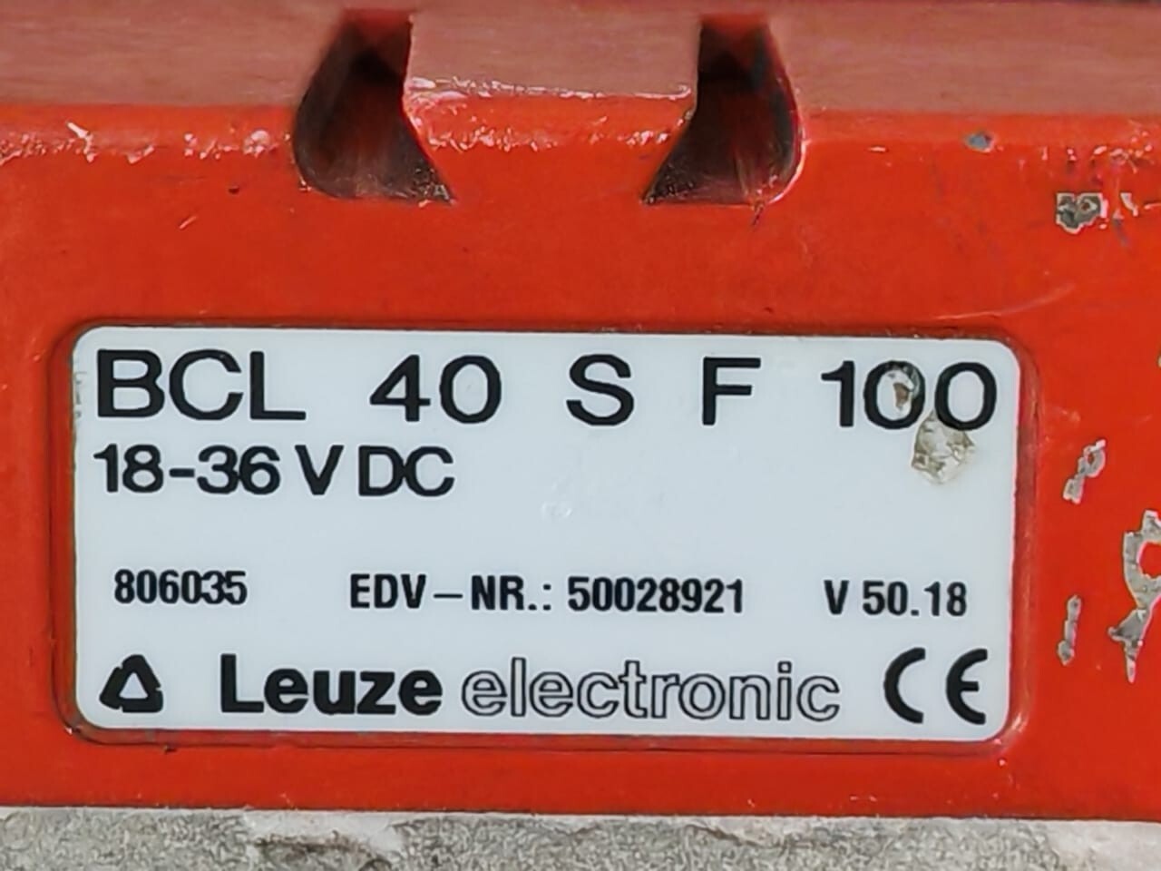 Leuze 500282921 Leuze BCL 40 S F 100 Barcode Reader 500282921 V 50.18 2
