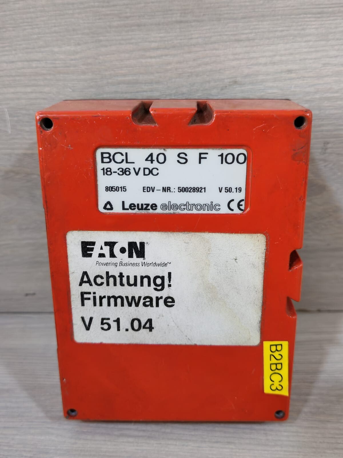 Leuze 50028921 LEUZE BCL 40 S F 100 BARCODE SCANNER 50028921 V 50.19 3