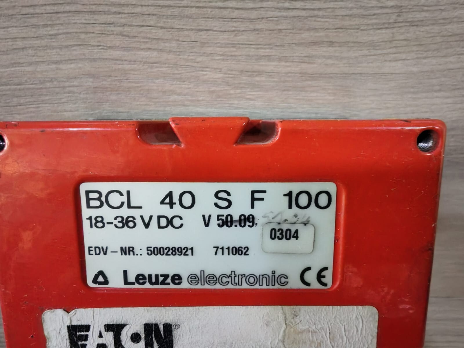 Leuze 50028921 LEUZE BCL 40 S F 100 BARCODE SCANNER 50028921 V 50.09 2