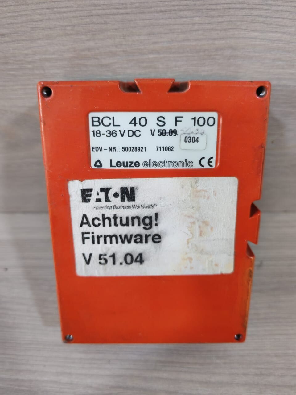 Leuze 50028921 LEUZE BCL 40 S F 100 BARCODE SCANNER 50028921 V 50.09 3