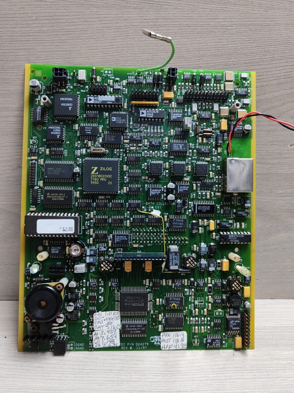 csi B811700 CSI P/N 024279 Circuit Board From CSI Ultraspec B811700 Machinery Analyzer 2