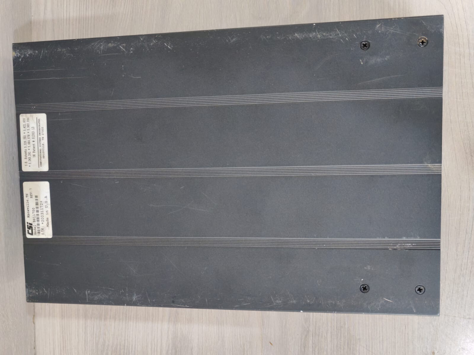 CSI D24112 CSI Ultraspec D24112 Machinery Analyzer Keypad Membrane and D23849 Back Cover 3